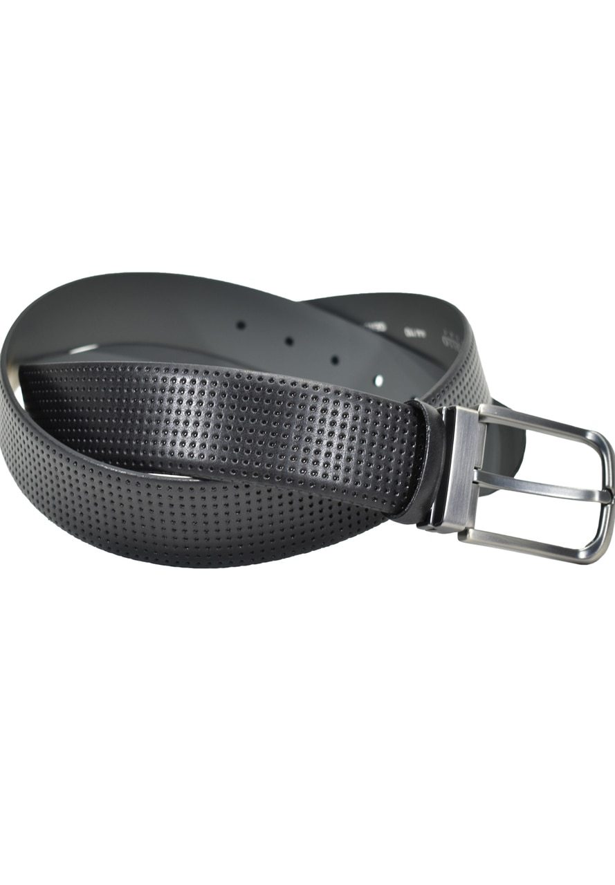 B10 Marcello Classic Perforated Leather Men's Belt