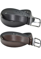 B10 Marcello Classic Perforated Leather Men's Belt