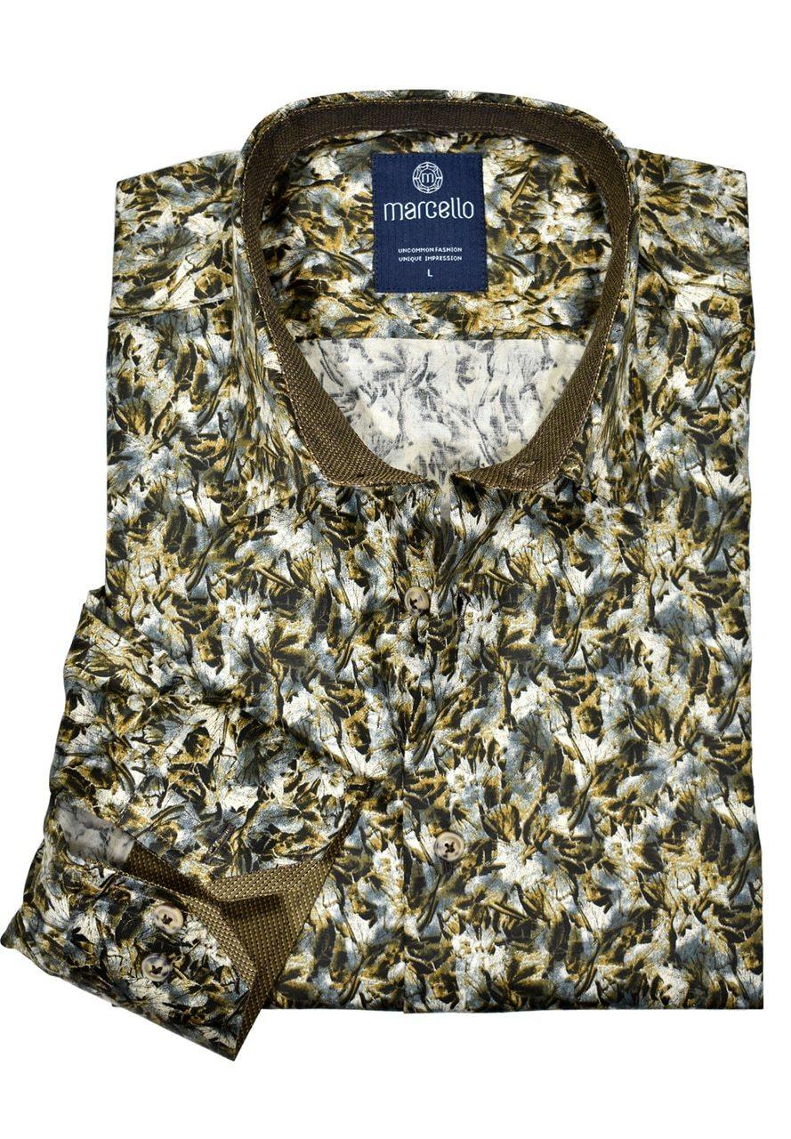 WE051 Gold Abstract Print Executive Fit