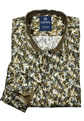 WE051 Gold Abstract Print Executive Fit