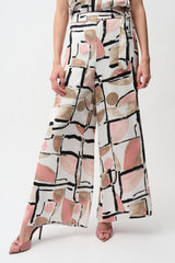 JR261198 Wide Leg Abstract Trouser