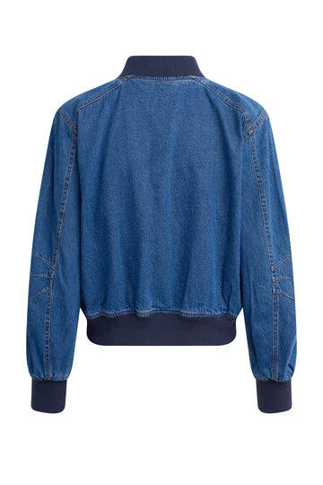 Denim Bomber Jacket